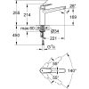 Zdjęcie GROHE Eurodisc Cosmopolitan – jednouchwytowa bateria zlewozmywakowa Chrom 33770002