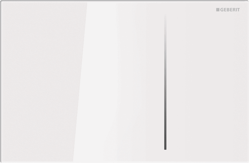 Przycisk uruchamiający przedni Geberit Sigma70 szkło białe 115.620.SI.1