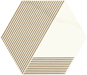 Hexagon A Paradyż Calacatta Mat 17,1x19,8cm