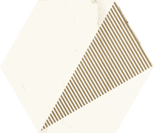 Hexagon C Paradyż Calacatta Mat 17,1x19,8cm