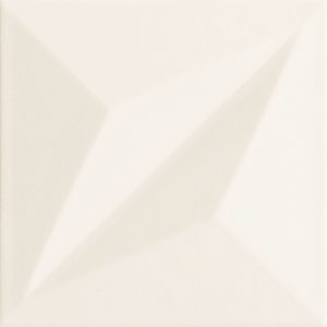 Płytka ścienna Tubądzin Colour white STR 1 14,8x14,8 cm