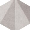 Zdjęcie Dekor ścienny Tubądzin Free Space hex grey STR 11×12,5 cm (p) DS-01-214-0110-0125-1-024