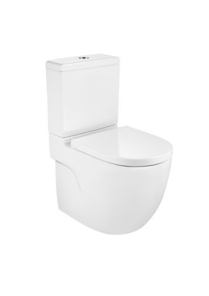 Miska WC Roca Meridian 37x60x79 cm Rimless o/podwójny BTW do kompaktu (wersja przyścienna) A34224L000
