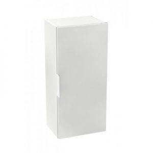 Kolumna niska z drzwiami Roca Suit 75x34,5 cm, Biały połysk A857049806