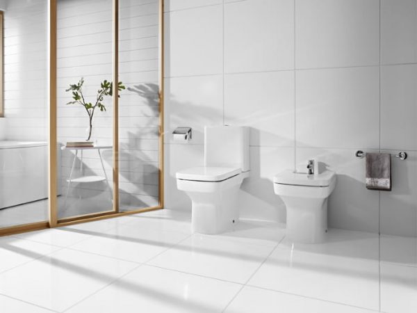 Zdjęcie Deska WC twarda wolnoopadająca Compacto SUPRALIT ® Roca Dama – N 42×35,5 cm, biała A80178C004