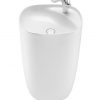Zdjęcie Umywalka stojąca FINECERAMIC® Roca Beyond 50x45x88 cm, biała A3270B0000
