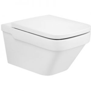Miska WC podwieszana Rimless, ukryte mocowania Roca Dama – N 36x57 cm biała, A34678L000