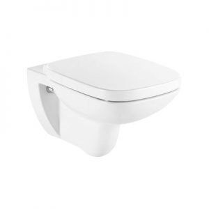 Miska WC podwieszana Rimless Roca Debba 35,5x54 cm Square, biały A34699L000