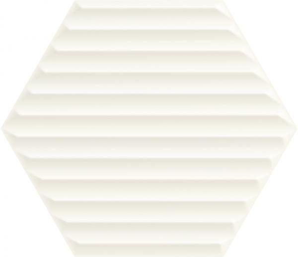 Zdjęcie Paradyż Woodskin Bianco Heksagon Struktura B Ściana  19,8 x 17,1 cm