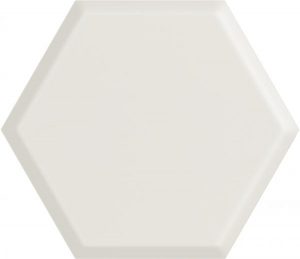 Paradyż Woodskin Bianco Heksagon Struktura A Ściana  19,8 x 17,1 cm