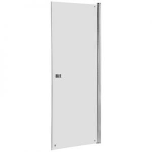 Drzwi do wnęki prysznicowej powłoką MaxiClean, profile aluminiowe chromowane Roca Capital 195x100 cm AM4710012M
