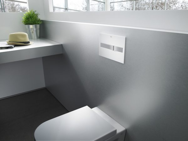 Zdjęcie Roca PL7 – przycisk podwójny spłukujący do WC biały mat A890188207