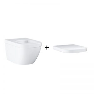 GROHE Euro Ceramic - miska WC wisząca biała + deska wolnoopadająca 39328000 + 39330001 .