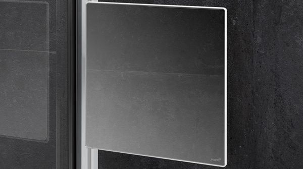 Zdjęcie Ścianka boczna wolnostojąca 10mm Huppe Select+ na wymiar 1201-1400 Black Edition SL0181.123.322 Anti-plaque