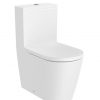 Zdjęcie Miska WC do kompaktu Rimless Roca Inspira Round 37,5×64,5 cm biały matowy A342526620