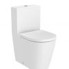 Zdjęcie Miska WC do kompaktu Rimless o/podwójny Roca Inspira Round 37,5×60 cm biały matowy A342529620