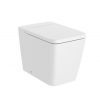 Zdjęcie Miska WC stojąca Roca Square Rimless 37×56 cm biały mat A347537620