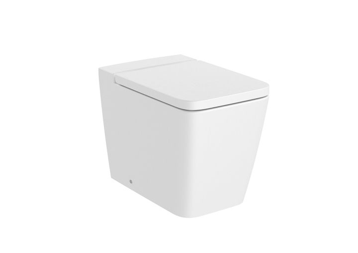 Miska WC stojąca Roca Square Rimless 37x56 cm biały mat A347537620