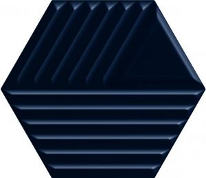 Płytka ścienna Paradyż Intense tone Blue Heksagon STR C 19,8x17,1 cm (p)
