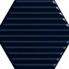 Zdjęcie Płytka ścienna Paradyż Intense tone Blue Heksagon STR B 19,8×17,1 cm (p)