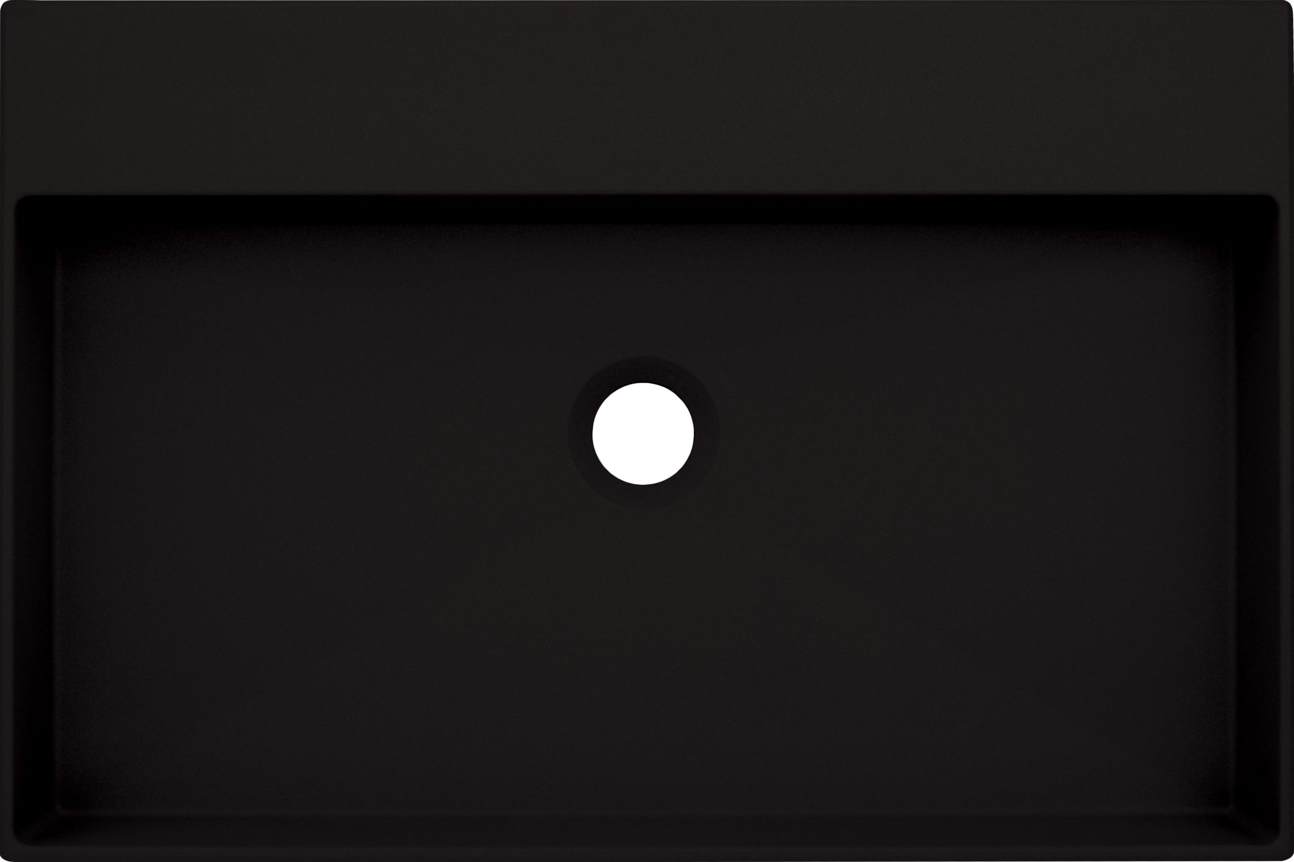 Deante Correo Umywalka stawiana na blacie 60x40 cm czarny CQR_NU6S