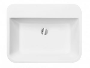 Umywalka wolnostojąca Besco Assos S-line 40x50x85 cm biały UMD-AP-WO