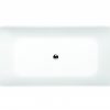 Zdjęcie Wanna wolnostojąca Besco Assos S-line B&W 160×70 cm czarny/biały WMD-160-ALW