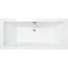 Zdjęcie Wanna wolnostojąca przyścienna Besco Vena 170×75 cm biały WKVE-170-WS