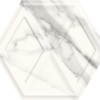 Zdjęcie Płytka ścienna Paradyż Morning Bianco Heksagon Struktura Połysk 19.8 x 17.1 cm SS—198X171-1-MORN.BI
