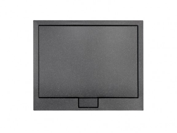Zdjęcie Brodzik prostokątny czarny Besco Axim ULTRAslim Stone Effect 120×80 cm BAX-128-P-C