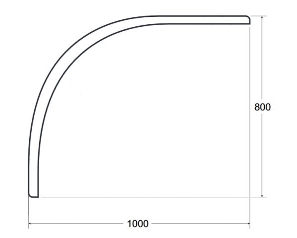Zdjęcie Obudowa brodzik asymetryczny głęboki, z podwyższonym siedziskiem prawy Besco Maxi 100x80x24 cm biały OAB-100-NS