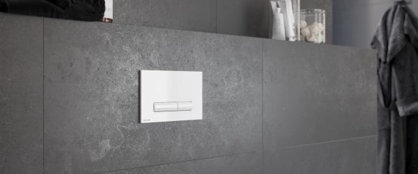 Zdjęcie Przycisk spłukujący do WC Excellent Aurro biały INEX.AU230.150.WH