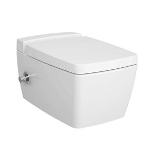 Miska WC wisząca Metropole 56x36 cm VitraFlush z funkcją bidetu biały 7672B003-1687