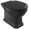 Zdjęcie Miska WC stojąca Rimless Roca Carmem 37×56 cm czarny połysk A3440A9560