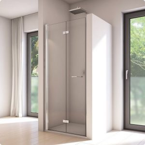 Drzwi prysznicowe lewe składane SanSwiss Solino 90x200 cm SOLF1G0905007