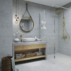 Zdjęcie Deante Arnika Gold – zestaw prysznicowy z baterią prysznicową złoty NAC_Z1QK