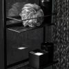 Zdjęcie Kabina prysznicowa czarna Deante Abelia Walk-In 100 cm KTA_N30P + Półka Mokko na kabinę typ A Nero ADM_N52K