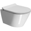 Zdjęcie GSI Kube X miska WC wisząca bez kołnierza Swirlflush ExtraGlaze biały 941611