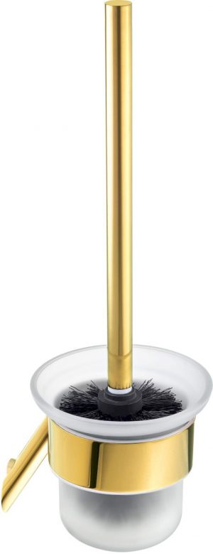 Deante Silia szczotka wc z pojemnikiem wisząca gold ADI_Z711
