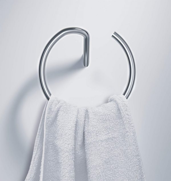 Zdjęcie Wieszak na ręcznik ścienny Deante Silia okrągły chrom ADI_0611