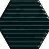 Zdjęcie Płytka ścienna Paradyż Intense tone Green Heksagon STR B 19,8×17,1 cm (p)