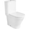 Zdjęcie Roca Gap Round Miska WC do kompaktu Rimless 60 cm, wersja przyścienna BTW, o/podwójny Supraglaze® A3420N7S00