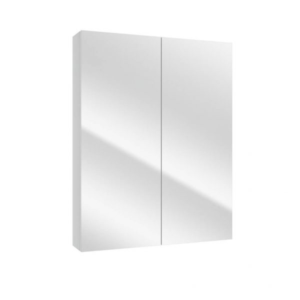 Zdjęcie Szafka wisząca lustrzana 61×76 cm Defra NAS Gizmo biały laminat 190-E-06007