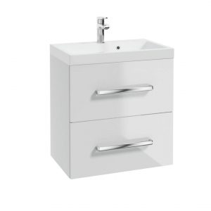 Zestaw łazienkowy szafka+umywalka 60x60 cm Defra NAS Loreto biały 001-Z-06003+2022