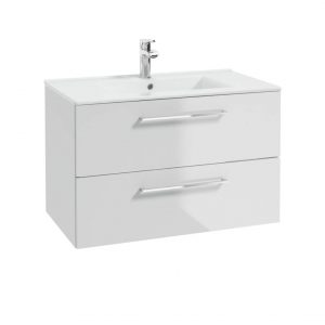 Zestaw łazienkowy szafka+umywalka 50x79 cm Defra NAS Metro biały 190-D-08001+1724