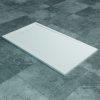 Zdjęcie Brodzik konglomeratowy prostokątny 70×160 cm Sanswiss Livada biały W20AS07016004