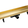Zdjęcie Odpływ liniowy przyścienny 70 cm Laveo Basso złoty COB_G71D