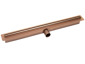 Odpływ liniowy 80 cm Laveo Slim różowe złoto COS_880D