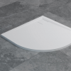 Zdjęcie Brodzik konglomeratowy półokrągły 90×90 cm Sanswiss Livada biały W20R5509004