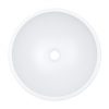 Zdjęcie Umywalka nablatowa okrągła 41 cm Laveo Amber biały VGR1621T